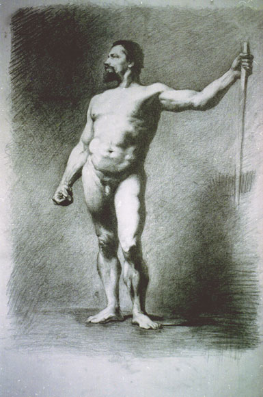 ACADEMY OF ART CANADA Student Figure Drawing Study after 19th Century Spanish Master Fortuny