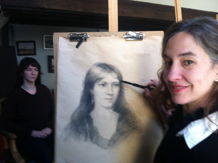 ACADEMY OF ART CANADA Portrait Drawing Session in Natural Light