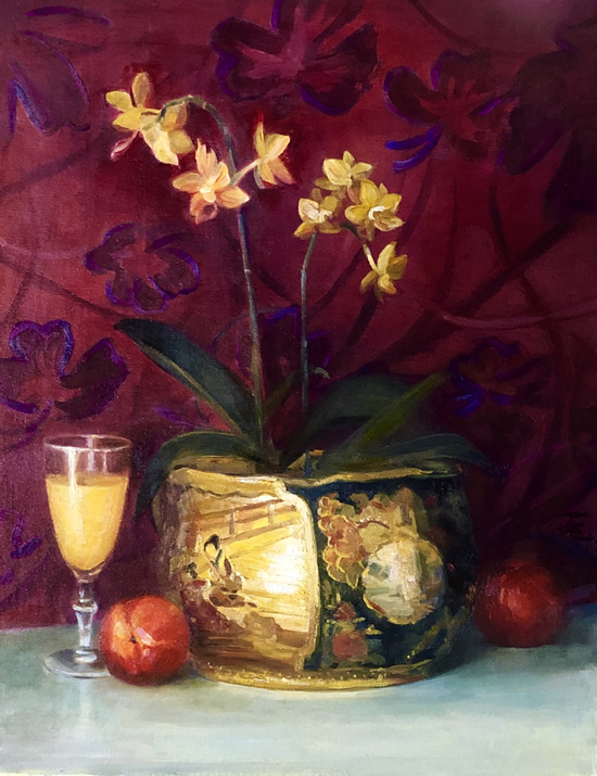ACADEMY OF ART CANADA Still Life Painting with Orchids