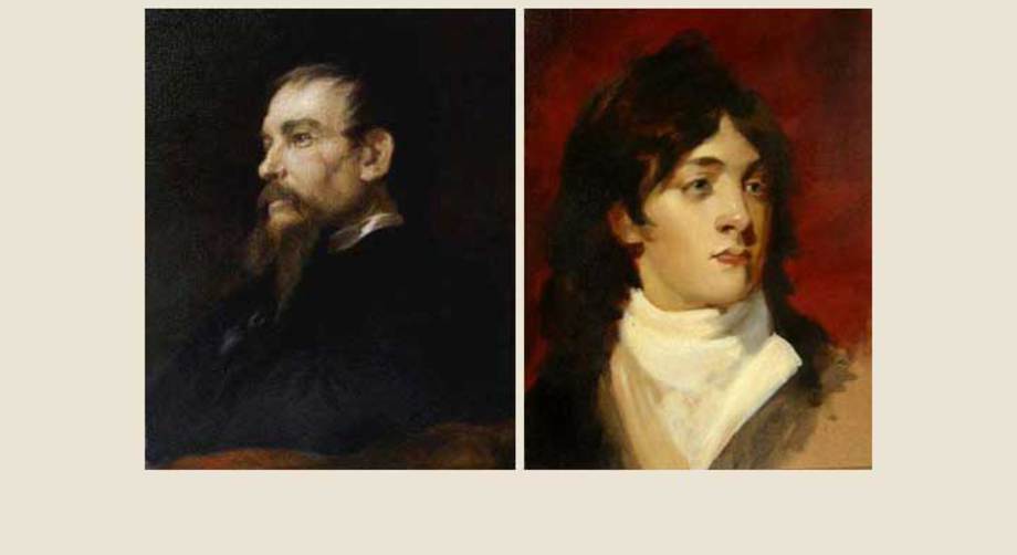 ACADEMY OF ART CANADA Historical Painting Technique Student Study at left after Leighton, Faculty Study at right after Lawrence.