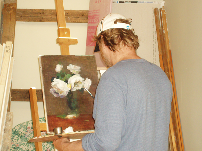 ACADEMY OF ART CANADA Painting Fresh Flowers in Natural North Light