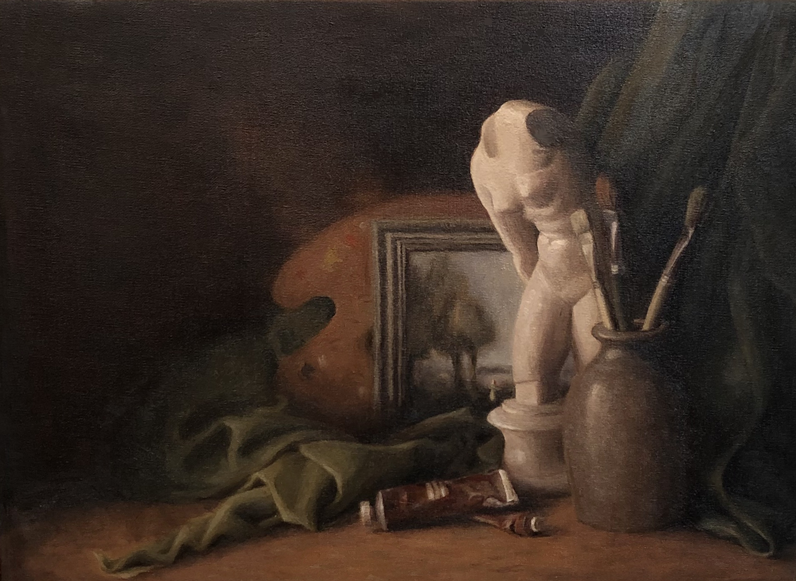 ACADEMY OF ART CANADA Still Life Painting with Cast and Palette